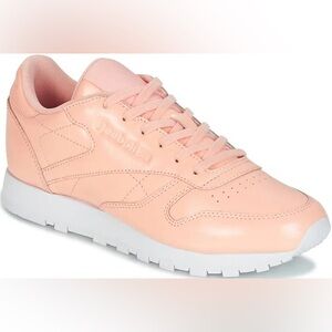 Reebok Classic Leather Patent Princess Spirit Desert Dust Pink Nude size 9 New